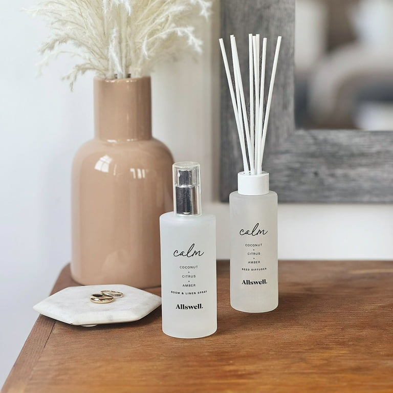 Allswell Calm Coconut Citrus Amber Scented Room and Linen Spray