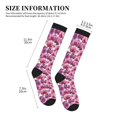 thumbnail image 4 of Sikiie Orchids Flowers 1 Pairs Compression Socks for Men and Women 15-20 mmHg Running Support Socks, 4 of 7