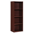 thumbnail image 2 of Hodedah 12 x 16 x 47 Inch 4 Shelf Bookcase & Office Organizer, Mahogany, 2 of 6