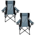 thumbnail image 4 of Kijaro Sling Chair Foldable Camping Chairs with Carry Bag, Hallett Peak Gray, 4 of 7