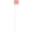 Glo Orange, variant on IRWIN Tools Stake Flags, 2.5-inch by 3.5-inch by 21-inch, Yellow, 100-pack 2034205