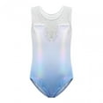 thumbnail image 4 of Leotardo de gimnasia para niñas Yuyangstore, sin mangas, azul brillante, 10, 4 of 8