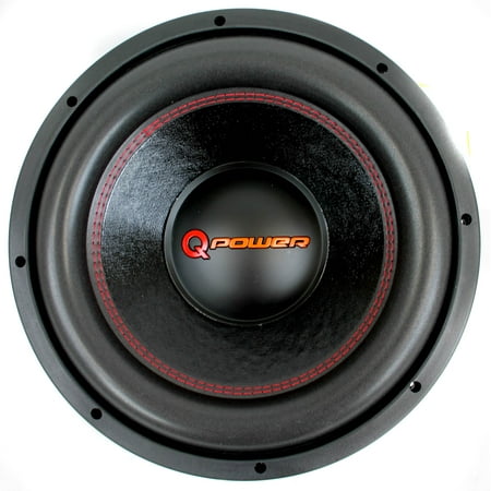 Q Power 15 Inch 4000 Watt Super Deluxe Subwoofer  DVC Car Audio Sub | (Best 15 Subwoofer For Car)