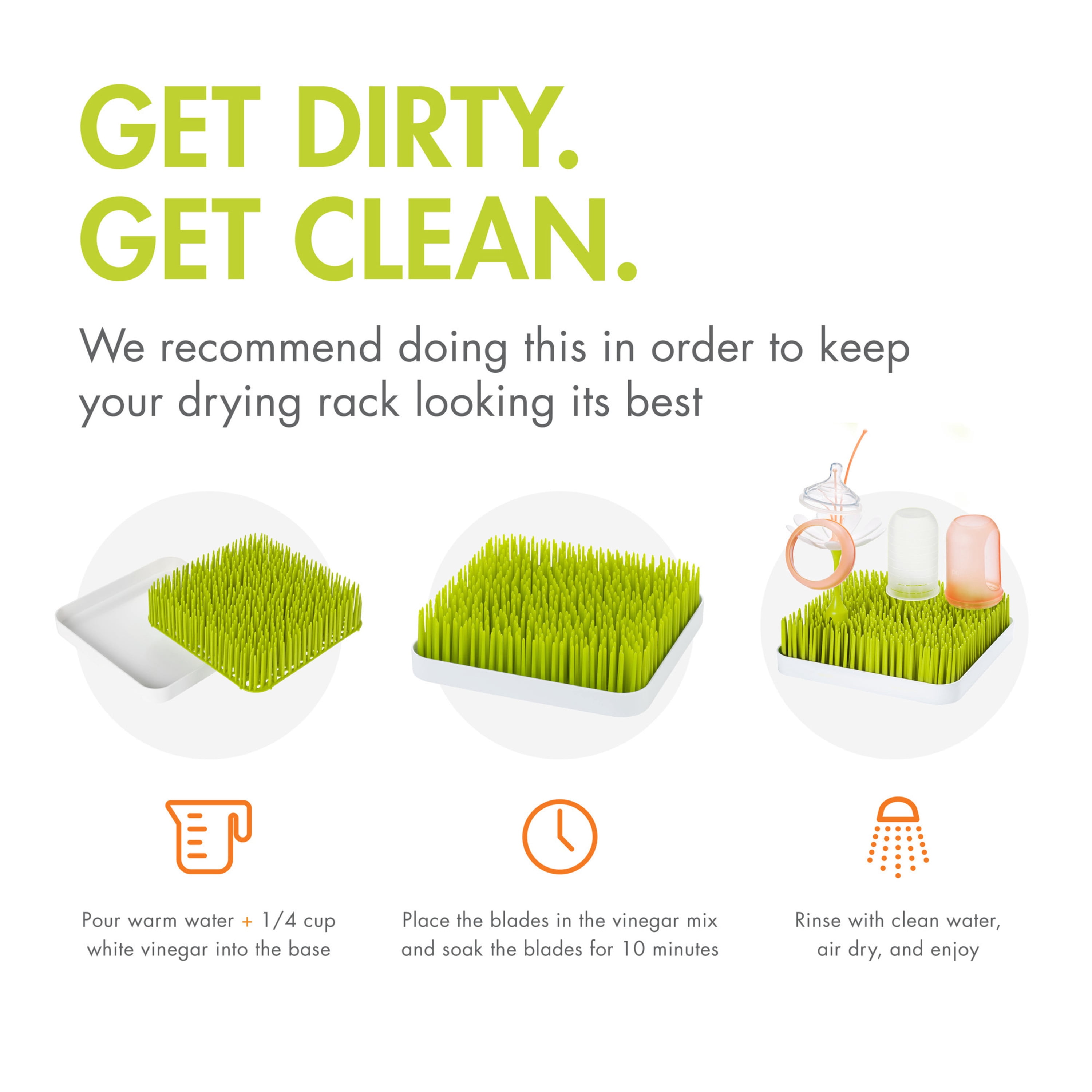 boon lawn drying rack cleaning