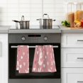 thumbnail image 4 of Yayeee 100% Cotton Hand Towels for Bathroom 16" x 28" Soft Absorbent Kitchen Towel, Bunny Love Blooms, 4 of 7
