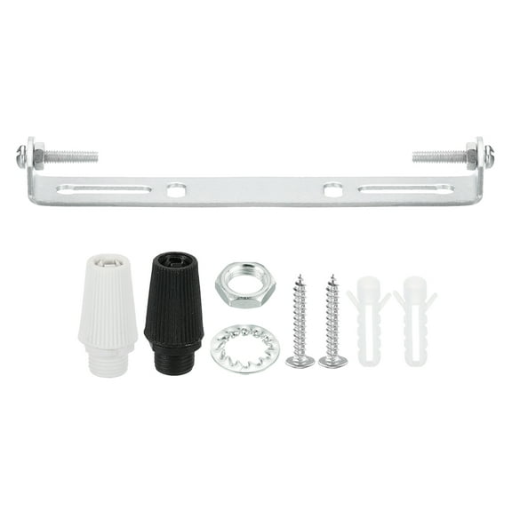 Uxcell Ceiling Light Plate Kit, Light Fixture Mounting Bracket Plate Steel Crossbar 120mm 1