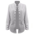 thumbnail image 4 of Weikingp Blazers for Women,Women'S Business Casual Buttons Pockets Open Front Suit Cardigan Womens Blazer Tops for Women Trendy Clearance White 2Xl, 4 of 7