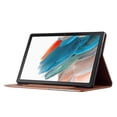 thumbnail image 6 of SaniMore Wallet Case for Samsung Galaxy Tab A8 10.5" 2022 SM-X200/X205, PU Leather Anti-scratch 4 Card Slots Anti-slip Strips Flip Stand Full Body Protective Shockproof Busienss Design, Brown, 6 of 8