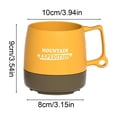 thumbnail image 3 of Ovzne Portable Outdoor Coffee Cup – Lightweight Camping Tea Tumbler with Hanging Handle Eco-Friendly Design, 3 of 6