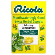 Ricola Refreshing Lemon Mint with Vitamin C - Sugar Free Swiss Herbal Sweets 45g