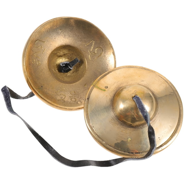 Miangastore 1 Ensemble de Cloche Cymbale Instrument de Percussion Cloche Cymbale Doigt en Cuivre Cloche Cymbale
