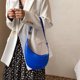 thumbnail image 1 of Bolsa Bolso de mensajero de color sólido de cuero de PU para mujer Bolso bandolera pequeño (Azul) Ehuebsd Nuevos Originales, 1 of 9