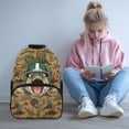 thumbnail image 3 of HUIACONG Helmet Bass Camo School Backpack for Boys Girls Ages 6-18 Water Resistant Multi Pocket Padded Adjustable Straps Large Capacity Bookbag for Elementary Middle High School Daily Use, 3 of 7