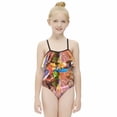 thumbnail image 3 of The Legend of Zelda Link's Awakening Children's Swimsuit Adjustable Off Shoulder Ruffle Swimwear One-piece Girls Kids Beach Bathing Suits 6-12 Years, 3 of 7