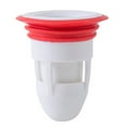 thumbnail image 2 of Walbest Silicone Anti-odor Floor Drain Shower Waste Water Drainer, No Filter Deodorant Anti-clogging Backflow Preventer Sewer Floor Drain Core for Bathroom Kitchen, 2.17" x 2.56", 1Pc, 2 of 7