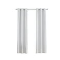 thumbnail image 3 of Your Zone Kids' Corduroy Blackout Curtain Panel, 1 Panel, White, 38" W x 84" L, 3 of 5