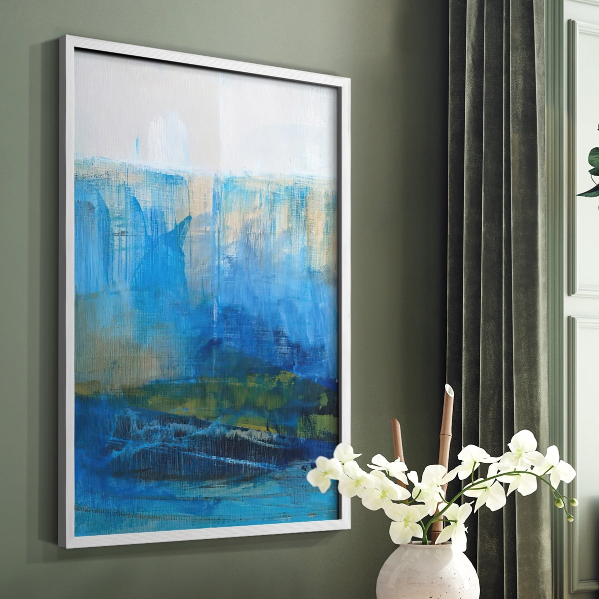 Bay Walk II in Paper Solid Wood 11 x 14 Framed Print