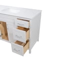 thumbnail image 2 of The Modern Look of a 48-Inch Bathroom Vanity in Cement Gray - IB Tools, 2 of 4