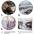 thumbnail image 3 of Designart "Arctic Reflections Alaska " Winter Landscape Wall Art Living Room, 3 of 5