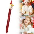 thumbnail image 2 of WMGHA Retractable Christmas Theme Gel Pens Black Ink Cartoon Xmas Tree Bear Snowman Reindeer Santa Claus Elk Christmas Hat for SchoolParty Home Decoration, 2 of 9