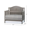 thumbnail image 3 of Child Craft Forever Eclectic Arch Top Convertible Crib, Dapper Gray, 3 of 9