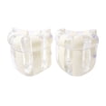 thumbnail image 2 of Knisume Sequin Striped Inflatable Arm Floaties, Swim Training Bands for Pool & Beach - Adjustable Air Chamber Swimming Aid, Bright Floatation Sleeves for Summer Water Play,White, 2 of 7