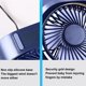 thumbnail image 5 of Mini ventilador de escritorio USB Ventilador eléctrico portátil ajustable de ángulo de 360 ​​grados con 3 velocidades de viento, azul Inevent HA5690-01B, 5 of 6