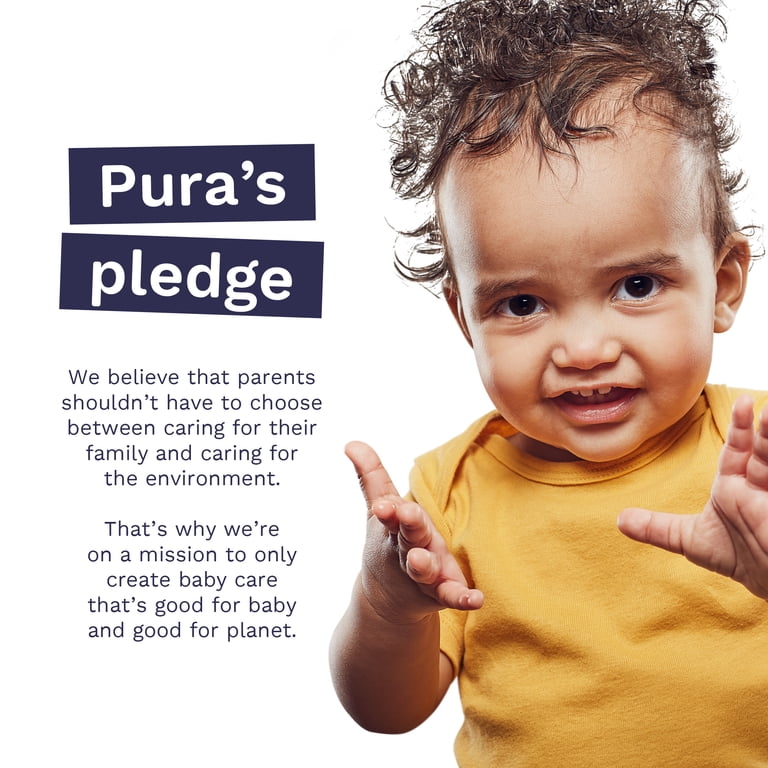 Pura Sensitive Soft Sustainable Size 2 Diapers, 174 Count photo 6