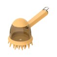thumbnail image 2 of Riforla Dog Bath Brush Puppy Pet Massage & Grooming Brush | Dog Shampoo Brushes | Comfortable Brushes with Soap Dispenser Ergonomic Pet Cleaning Tool for Bathing Washing & Massage Pet Supplies Yellow, 2 of 7