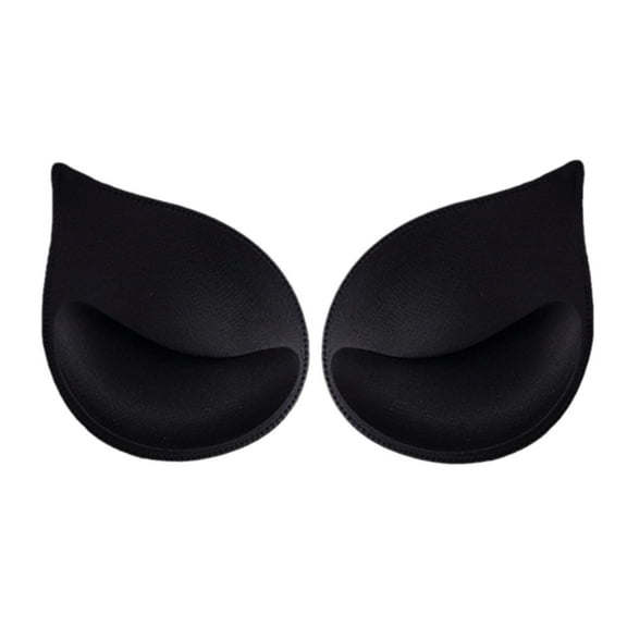 Black (A) One size $Breast pad thickened insert small chest lift sports bra vest wrap chest strap swimsuit breathable gather sponge coaster