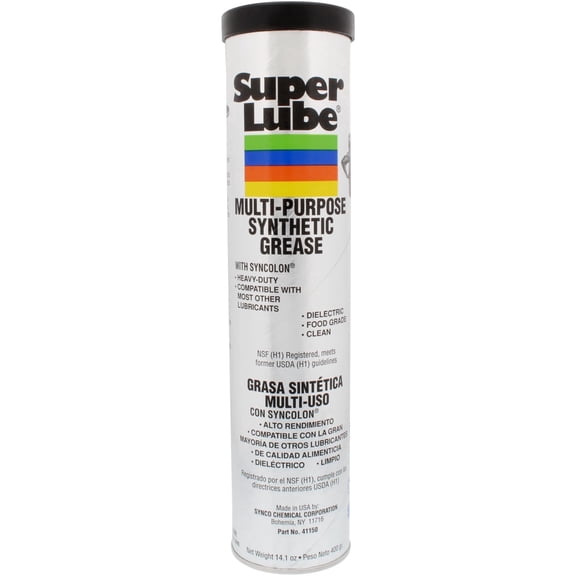 Super Lube 41150 Synthetic Multi-Purpose Grease, 400g, Translucent White Color