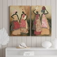 thumbnail image 5 of Village Women I Premium Gallery Wrapped Canvas - Ready to Hang - Set of 2 - 32 x 48 Each, 5 of 9
