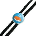 thumbnail image 2 of Cat Fish Sushi Neko Hiragana Western Southwest Cowboy Necktie Bow Bolo Tie, 2 of 3