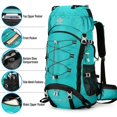 thumbnail image 5 of 60L Large Capacity Camping Backpack Waterproof Backpacking Mountaineering Backpack for Hiking Travel, 5 of 5