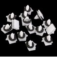 thumbnail image 2 of 15 Piezas Sujetadores De Clips De Ajuste Para Hyundai Sonata Sportage Soledad Nylon Blanco Negro, 2 of 8
