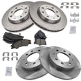 thumbnail image 3 of TRQ Front and Rear Brake Pad & Rotor Kit Brake Pads Brake Rotor Ceramic Fits Select 2004-2009 Kia Spectra 2005-2009 Spectra5, 3 of 5