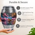thumbnail image 3 of MUKTIVE Frog Urn for Ashes Adults Male - Pink Flower Urns for Cremation Ashes Mother - Decorative Large Urns for Human Adult - 10 Inch Large Urn for Memorial Father, 3 of 7
