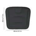 thumbnail image 2 of Leather Car Seat Cushion Universal All-Season Breathable Seat Cover with Sandwich Mesh & Punching Technology for Comfort Support 18.11x17.32 Inches, 2 of 5