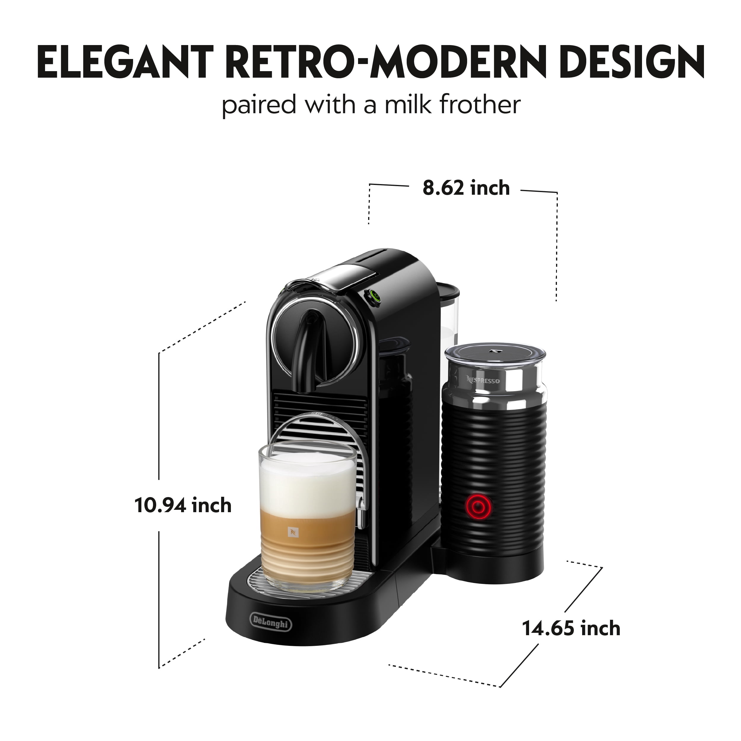 Nespresso CitiZ & Milk Espresso Machine by De'Longhi with