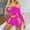 Hot Pink, variant on TIMIFIS Womens Lingerie Fishnet Dress Mesh Badydoll Fishnet Bodysuit Seen Through Chemise - Summer