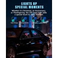 thumbnail image 5 of Car LED Ambient Light - Solar-Powered Heart-Shaped LED Neon Light, IP65 Waterproof, Switchable Modes, Romantic Car, Outdoor Decor, for Couples (Blue 1pcs), 5 of 6