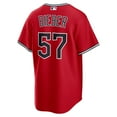 thumbnail image 3 of Men's Nike Shane Bieber Red Cleveland Guardians Alternate 2 Replica Jersey, 3 of 3