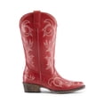 thumbnail image 3 of DREAM PAIRS Women's Western Cowboy Boots, Mid-Calf Cowgirl Boots with Chunky Heel & Embroidered Stitching Wide Width, 3 of 6