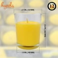 thumbnail image 3 of Hyoola, 12 Hour Citronella Scented Votive Candles - Bug Repellant (48 Pack), 3 of 5