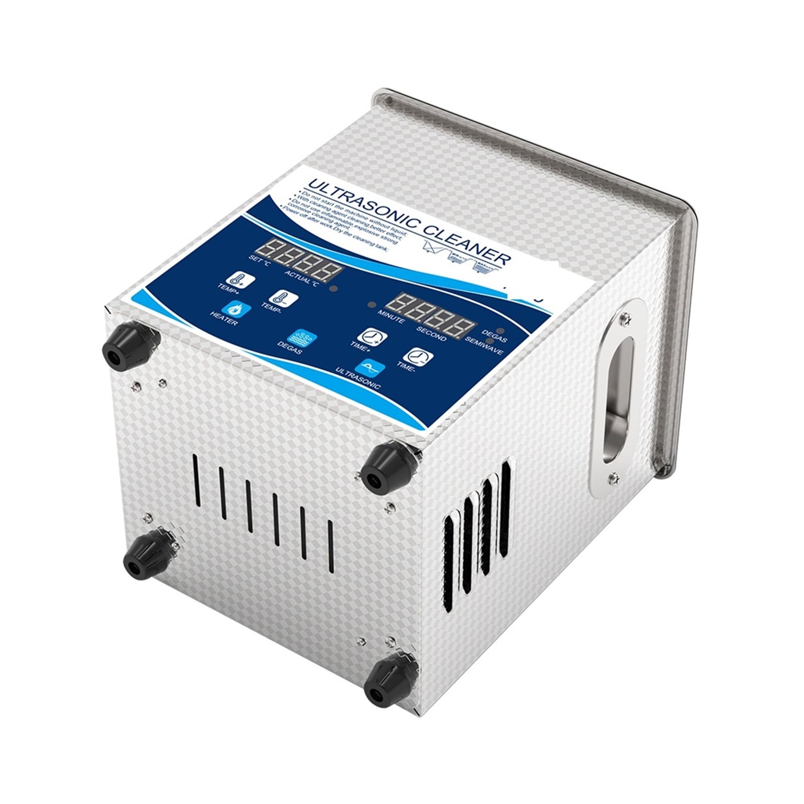 Digital Ultrasonic Cleaner Bath 2L 120W With Heating For Medical And Dental Clinic Fuel Nozzle Ultrasonic Jewelry Cleaner ,Strong Cleaning