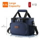 thumbnail image 4 of Bolsa de almuerzo Lifewit, grande, aislante, azul oscuro, 8,5 L, 4 of 7