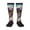 2 Black-1, variant on Bald Eagle Pilot print thigh-high socks, crafted for both men and women with a stretchy, high-opaque design perfect for daily wear