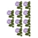 thumbnail image 2 of Ramo de flores artificiales de 10 piezas Inteprter color morado, 2 of 6