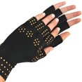 thumbnail image 1 of Guardurnaity Alivie la artritis con guantes para terapia de artritis, convenientes para trabajar, reviva el dolor, guantes de compresión guantes y mitones punto de oro negro, 1 of 6