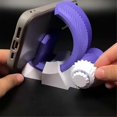 thumbnail image 3 of Printed Herringbone Gear Phone Stand, Adjustable Desktop Accessory, Portable and Practical Gear Desi, 3 of 5